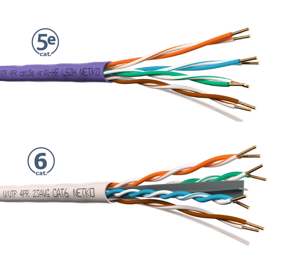 Витая пара - сравнение категорий 5е и 6 (основные отличия, в чем разница)