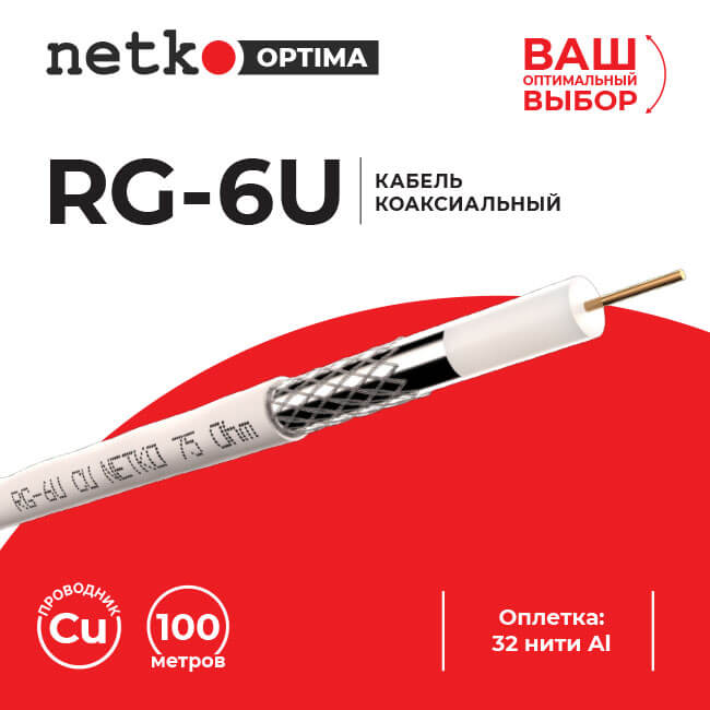 Коаксиальный кабель RG 6U