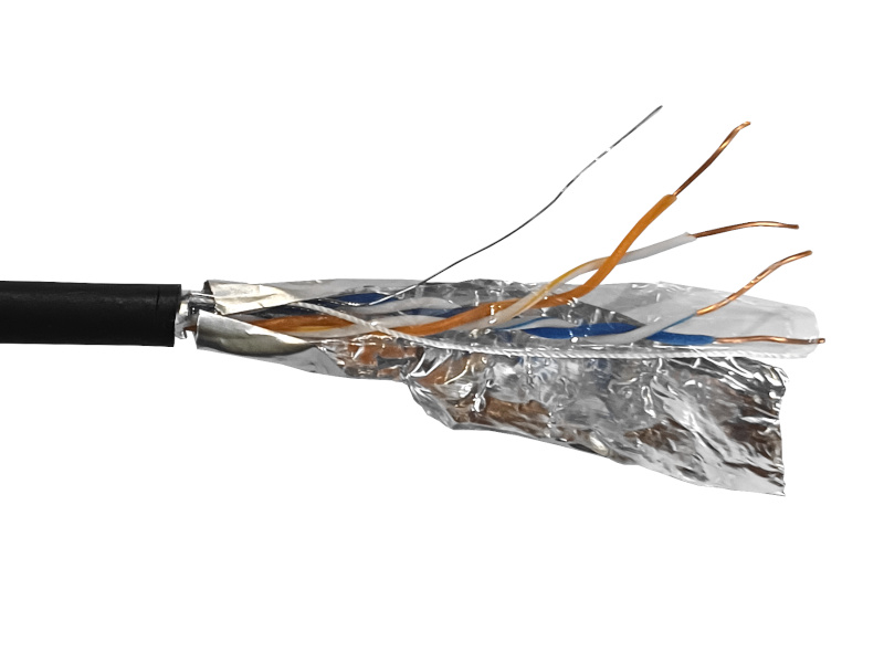 Кабель FTP2 cat.5е, одножильный, 305м, Cu, наружный, черный, NETKO Optima Silver купить. Код товара: 69891