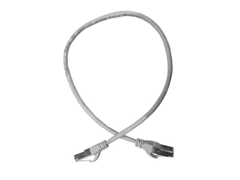 Патч-корд FTP4 cat 5e, 0.5м, ВС, LSZH, серый, литой коннектор NETKO Optima. Код товара: 67574